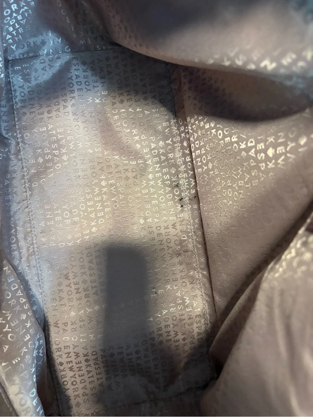 kate spade Mauve Plum Saffiano Leather Tote